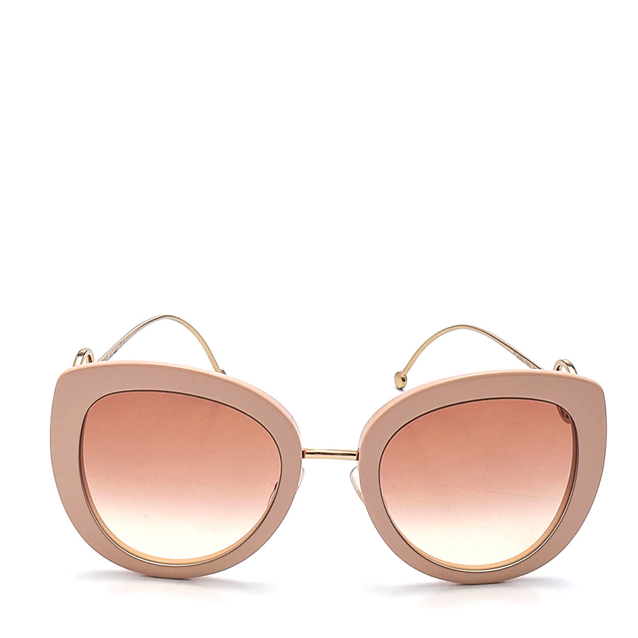 Fendi - Powder FF Acetate&Gold Tone Sunglasses